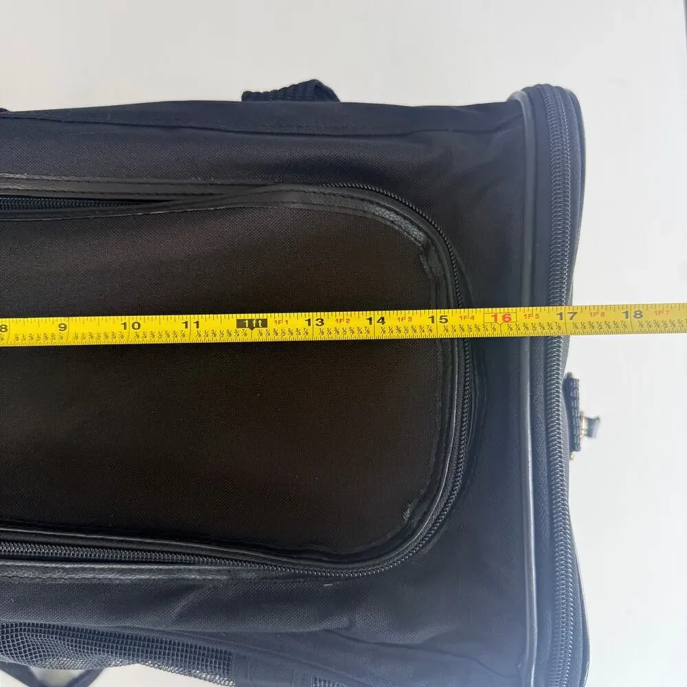 Sherpa Delta Airline Approved Travel Pet Carrier Medium Black -Under Seat Travel
